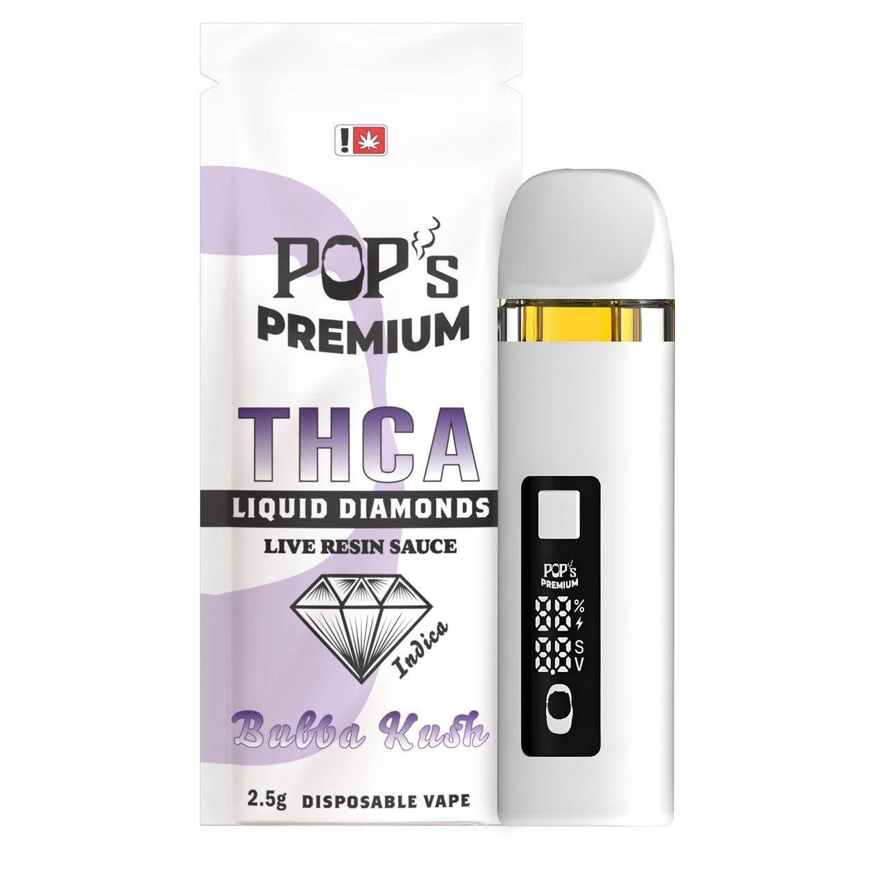 Bubba Kush (indica) THCa Live Resin