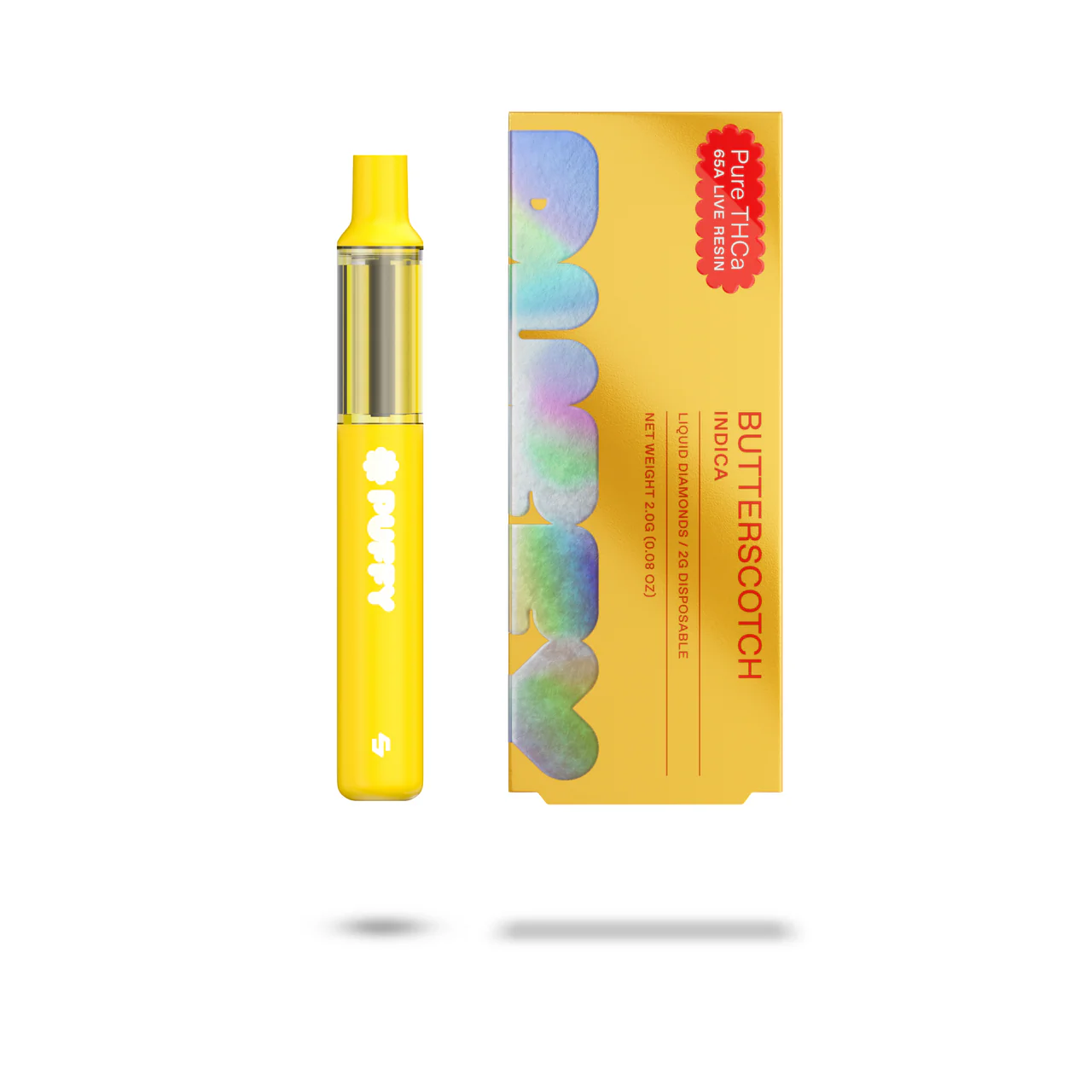 Butterscotch Pure THCa Live Resin Disposable (PUFFY)