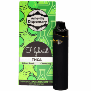 Hybrid Dual Chamber THCA Vape – Glitter Bomb x Chemdawg