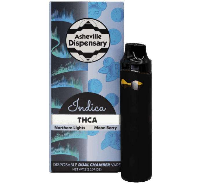 Indica Dual Chamber THCA Vape – Northern Lights x Moon Berry