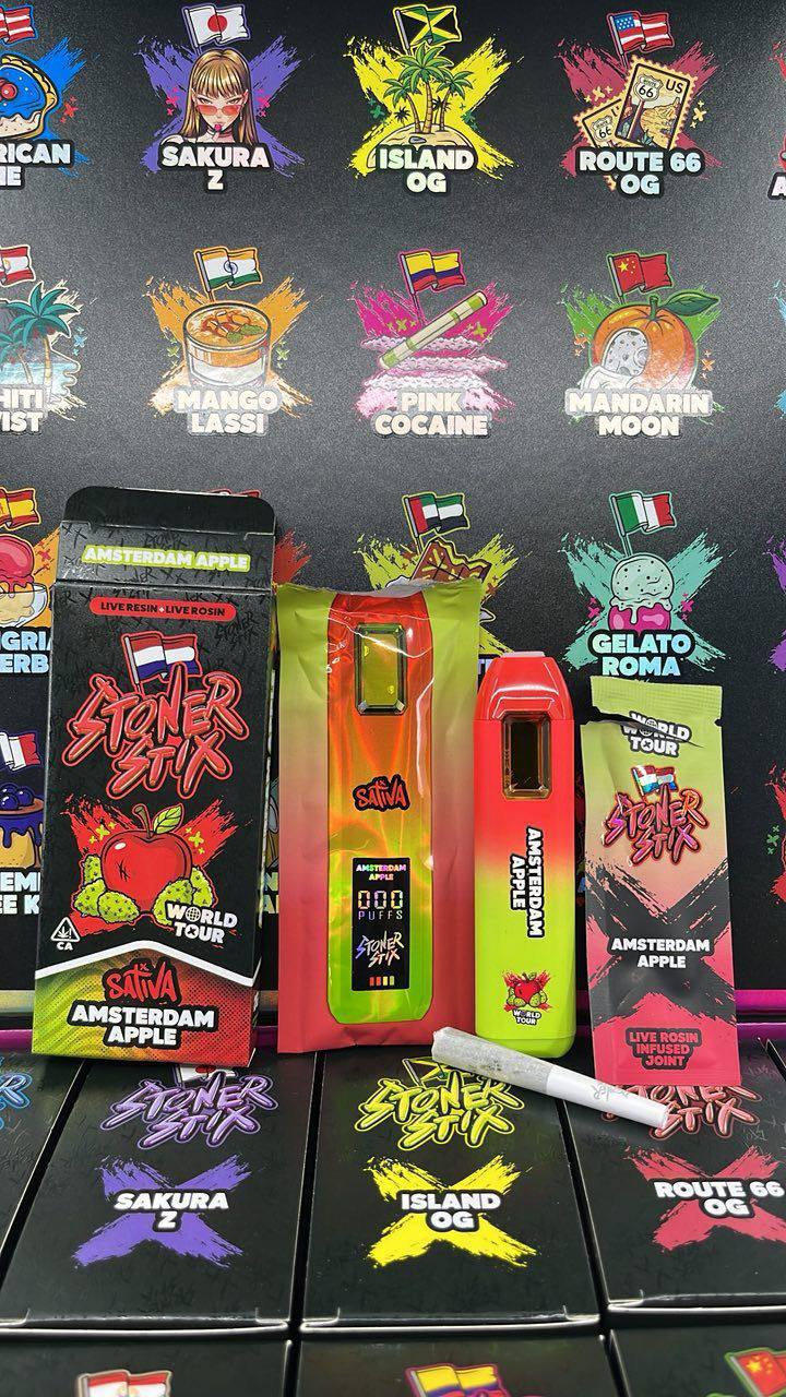 Stoner Stix Amsterdam Apple 2G Disposable - Imagen 2