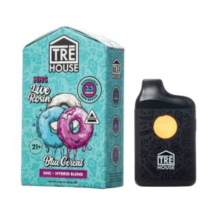 Tre House HHC Live Rosin Disposable Blue Cereal