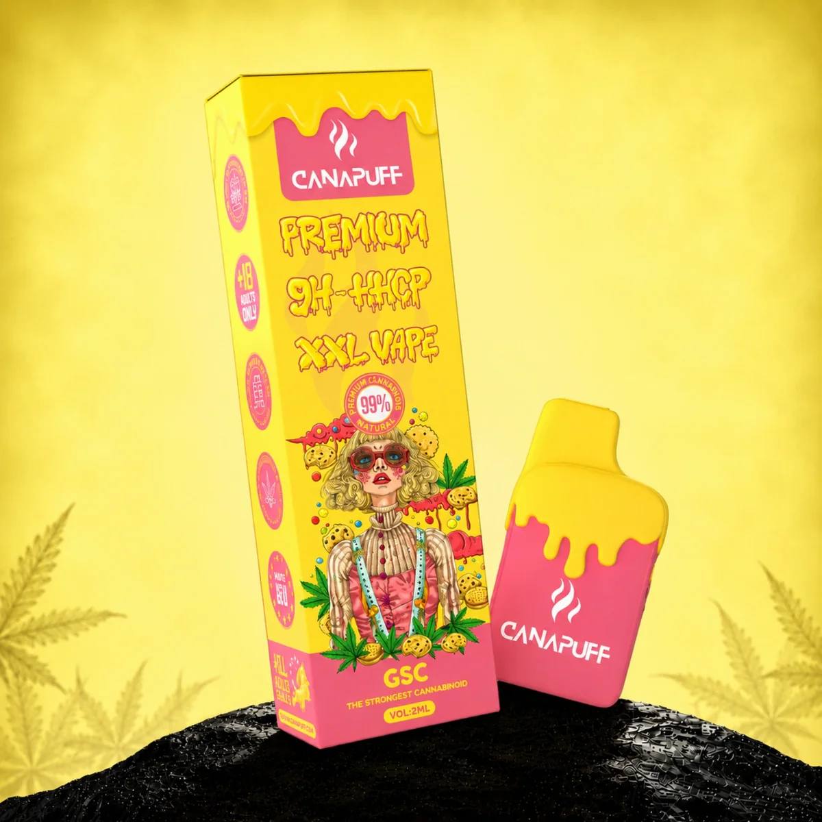 Canapuff Girl Scout Cookies HHC 96% Cartridge / HHC-P Disposable