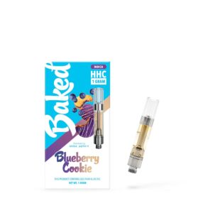 Baked 1 Gram HHC Blueberry Cookie Vape Cartridge