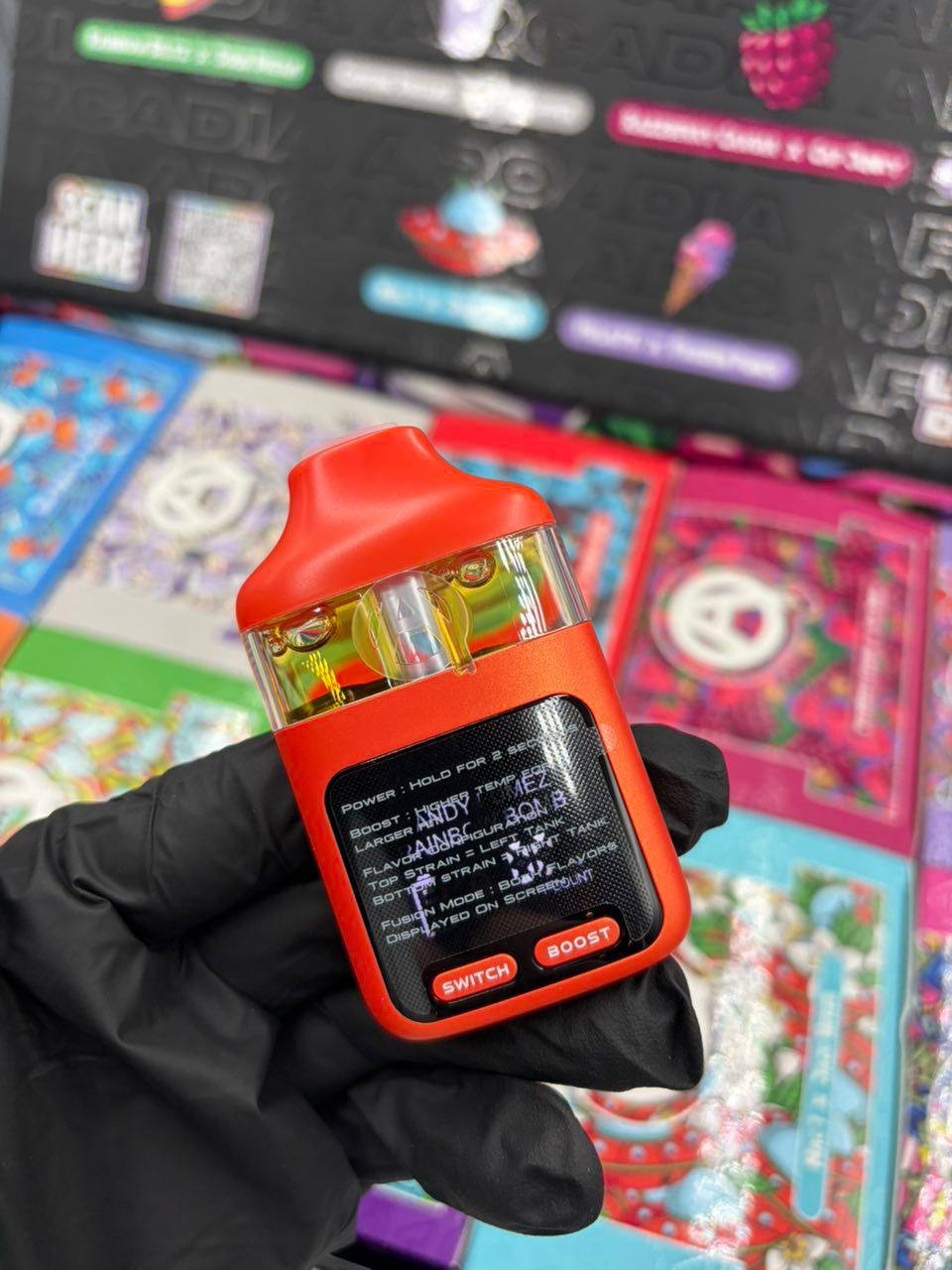 Arcadia Fusion Candy Fumez x Rainbow Bomb Disposable - Imagen 2