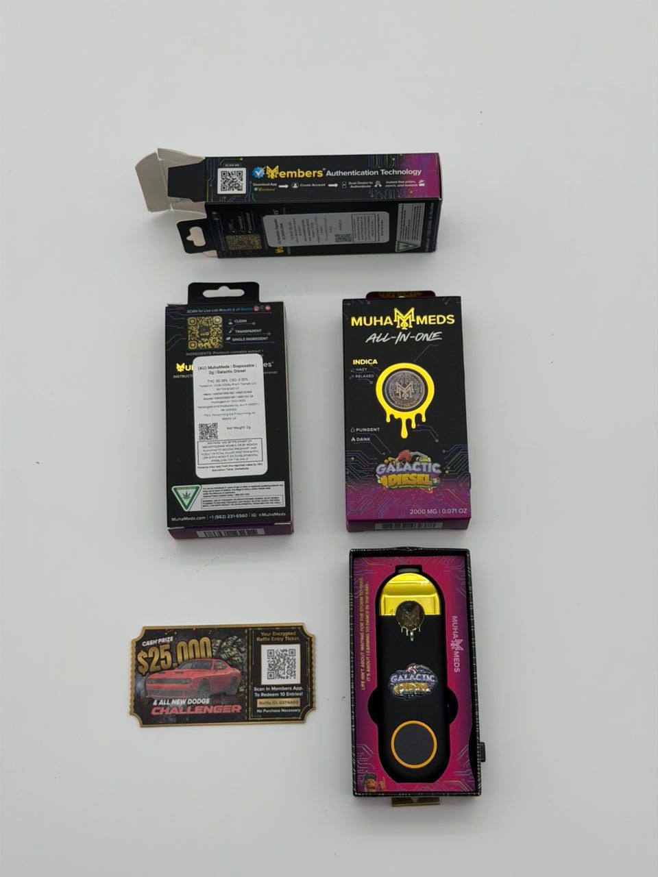 Muha Meds Galactic Diesel 2G Disposable