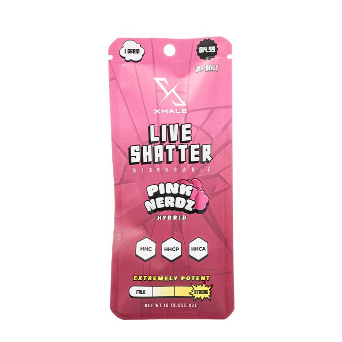 Xhale HHC Live Shatter Disposable 1G - Imagen 2